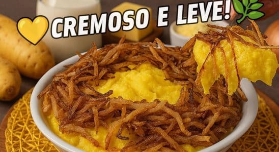 purê de mandioquinha