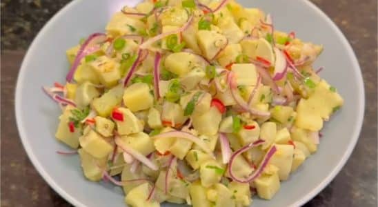 salada de batata doce