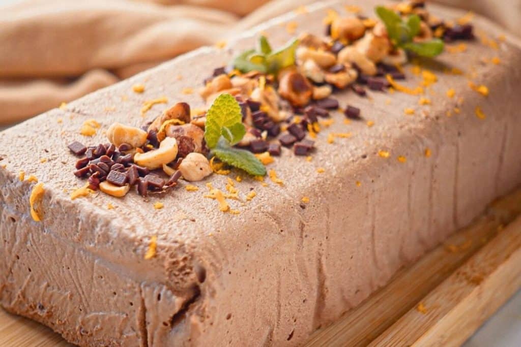 semifreddo de chocolate