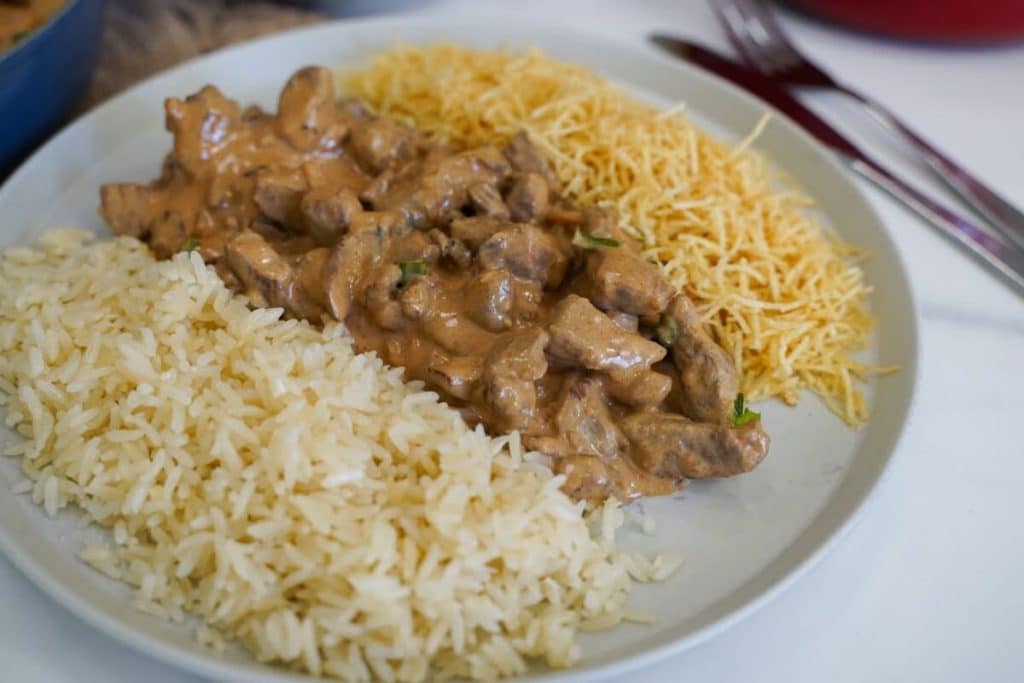 strogonoff de carne