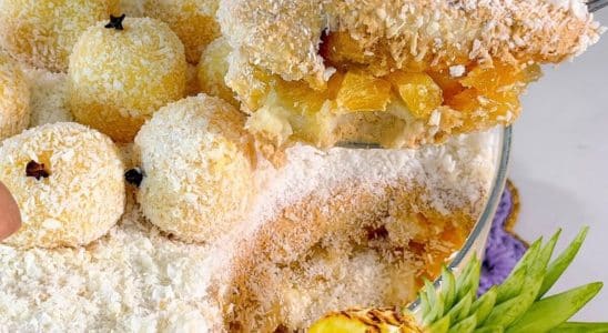 torta cremosa de abacaxi