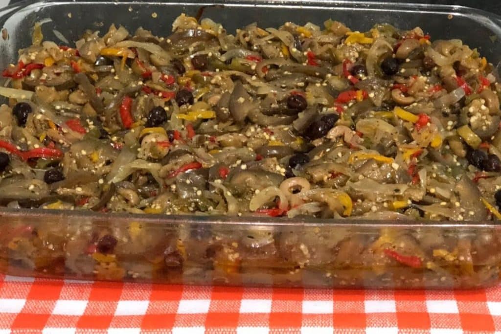 antepasto de berinjela