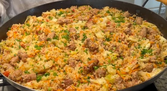 arroz à moda sertaneja