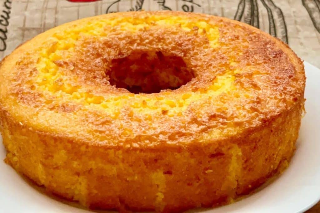 bolo de milho sem farinha