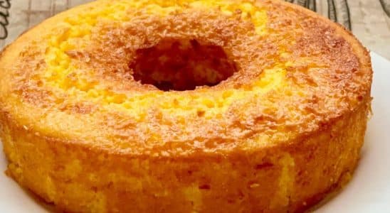 bolo de milho sem farinha