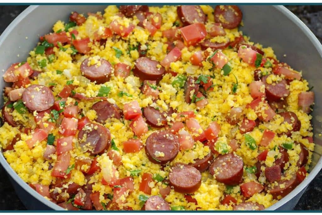 cuscuz para o jantar