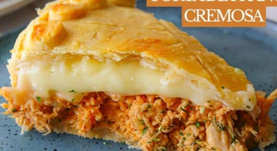 empadão de frango cremoso