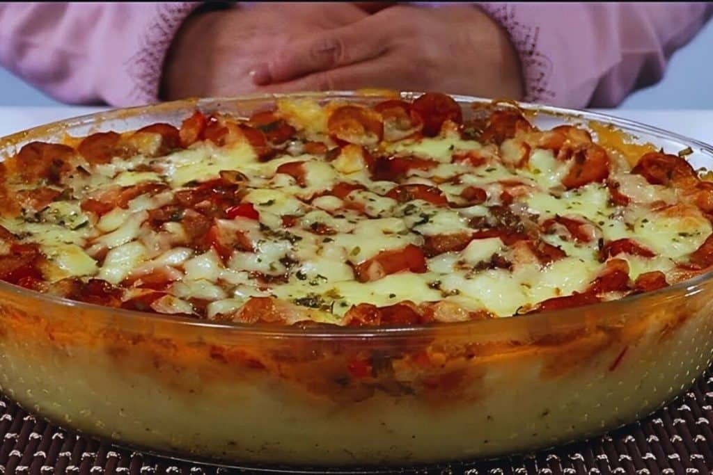 escondidinho de salsicha