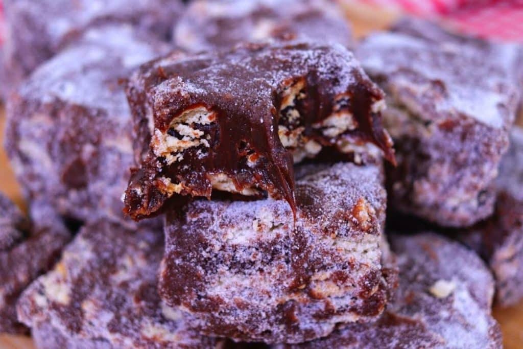 palha italiana de chocolate