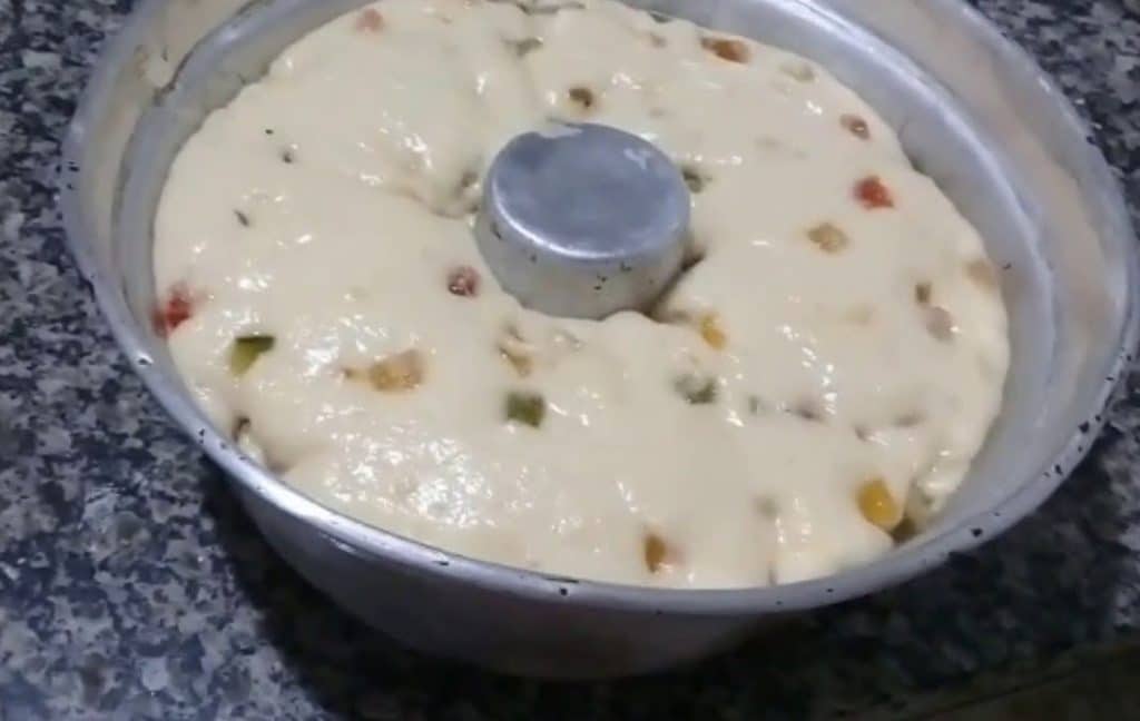 panetone de liquidificador