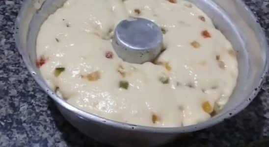 panetone de liquidificador