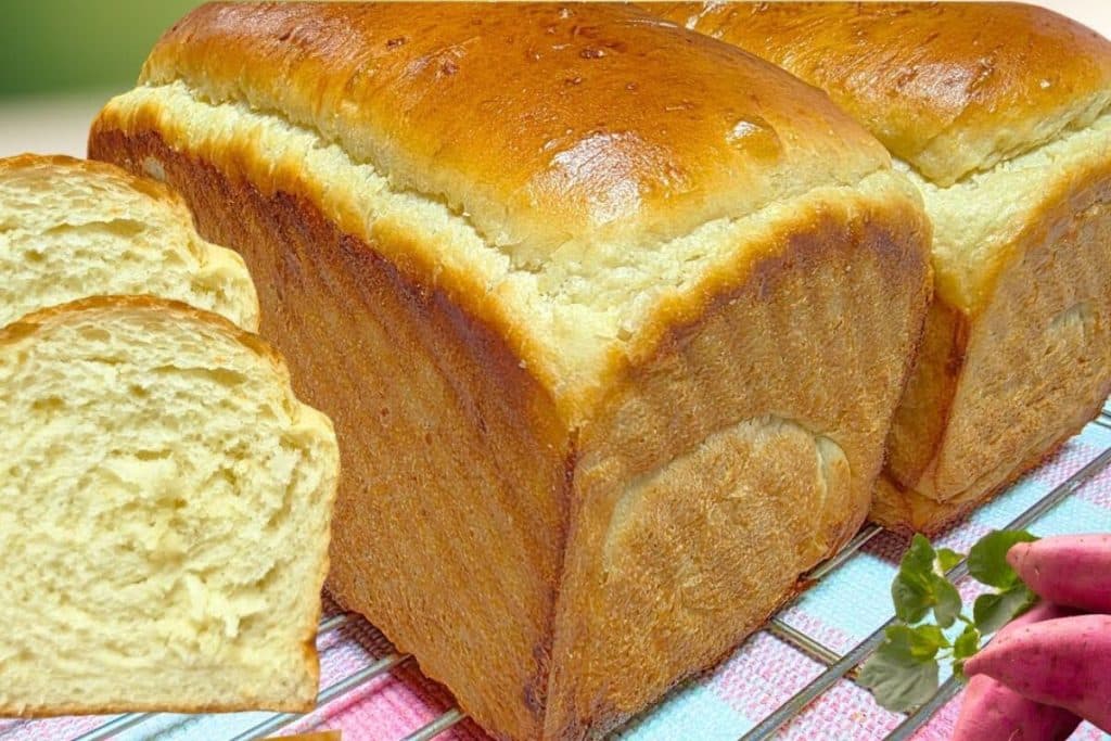 pão caseiro de batata doce