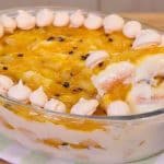 pavê de frutas amarelas