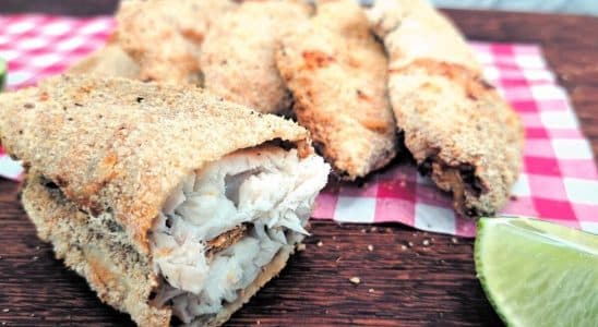 peixe empanado na air fryer