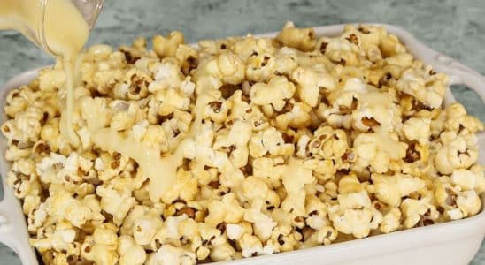 pipoca doce caramelizada