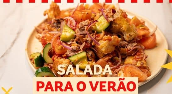 salada para o verão