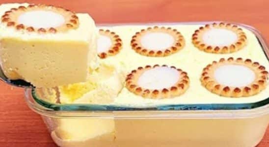 sobremesa de 2 ingredientes