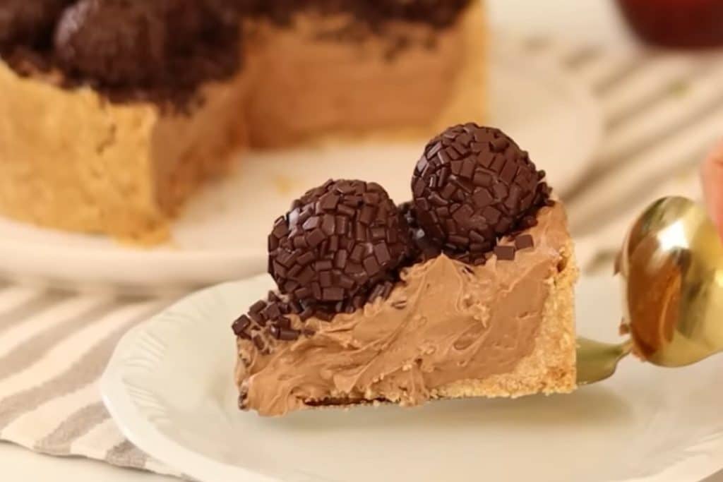 torta mousse de brigadeiro