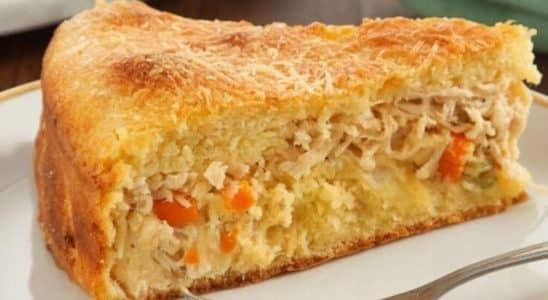 torta de arroz amanhecido