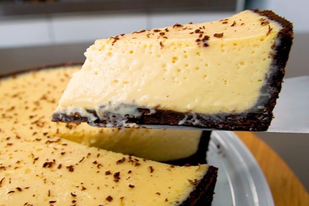 torta mousse de maracujá