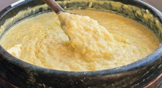 arroz doce com curau