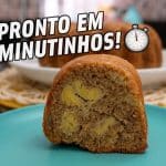 bolo de banana na air fryer