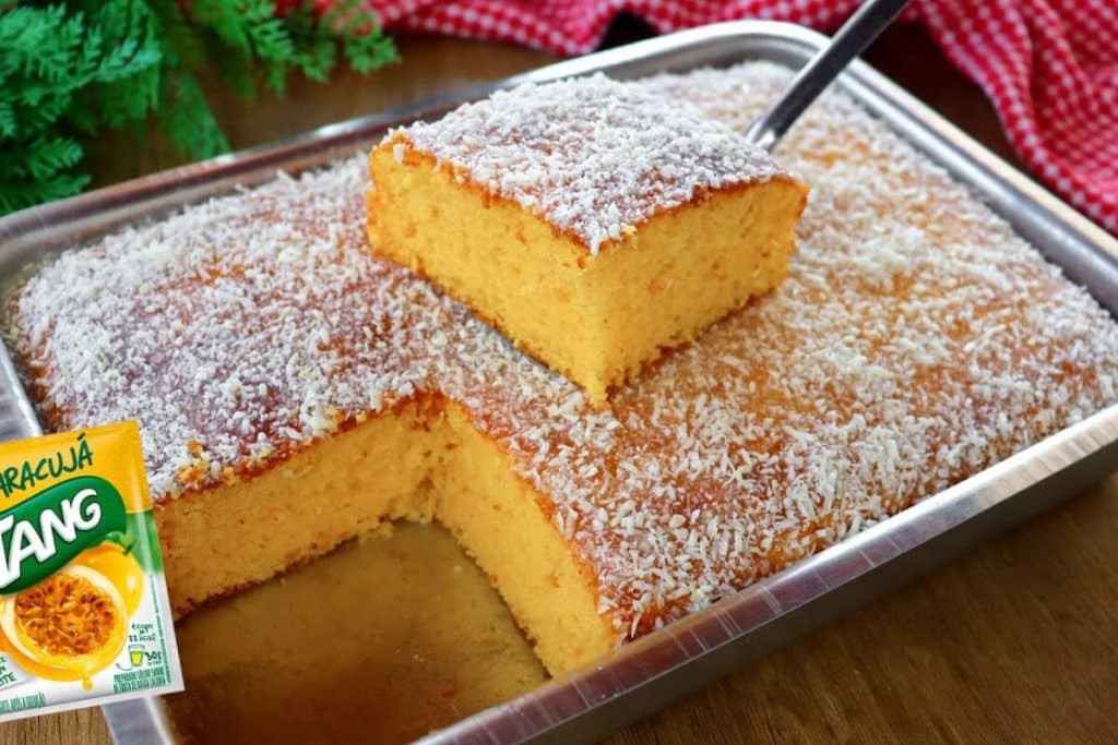 bolo de maracuja