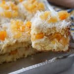 bolo gelado de abacaxi com coco