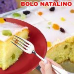 bolo natalino simples
