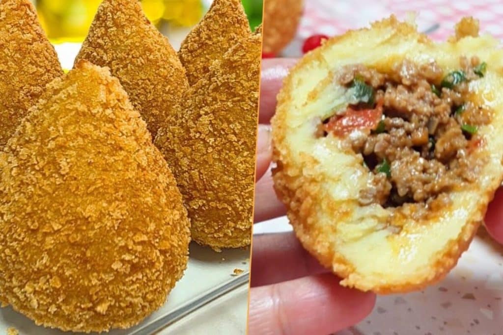coxinha de mandioca