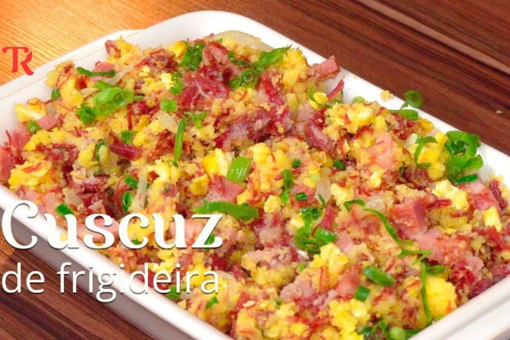 cuscuz de frigideira