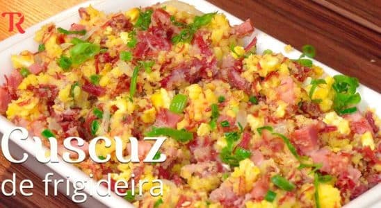 cuscuz de frigideira