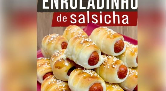 enroladinho de salsicha