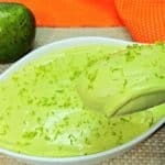 mousse cremoso de abacate