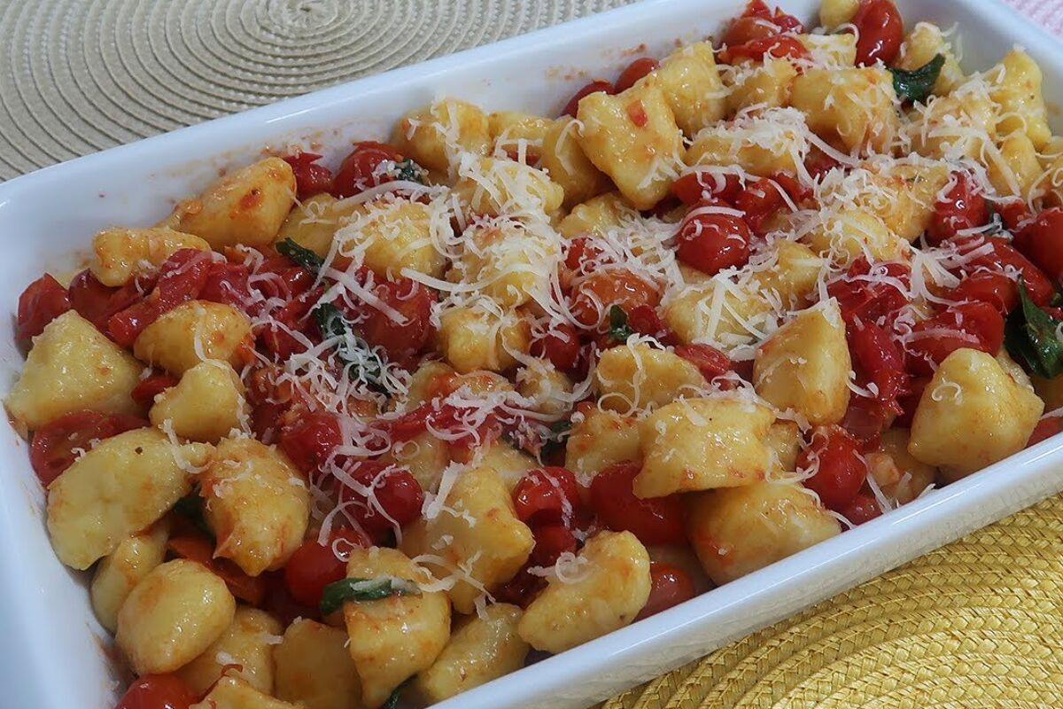 nhoque de mandioquinha