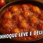 nhoque de batata com molho caseiro