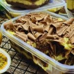 pavê de maracujá com chocolate