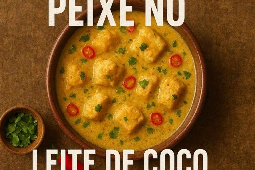 peixe no leite de coco