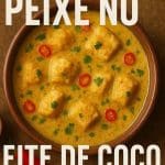 peixe no leite de coco