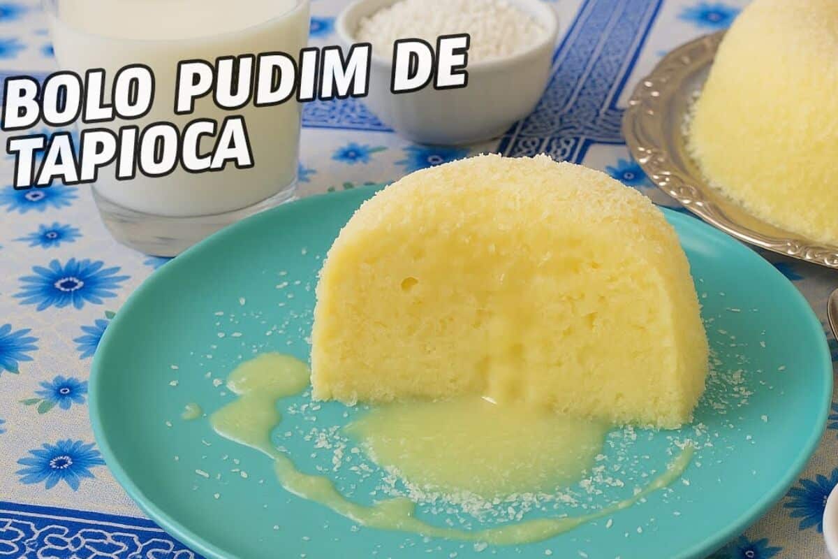pudim de tapioca