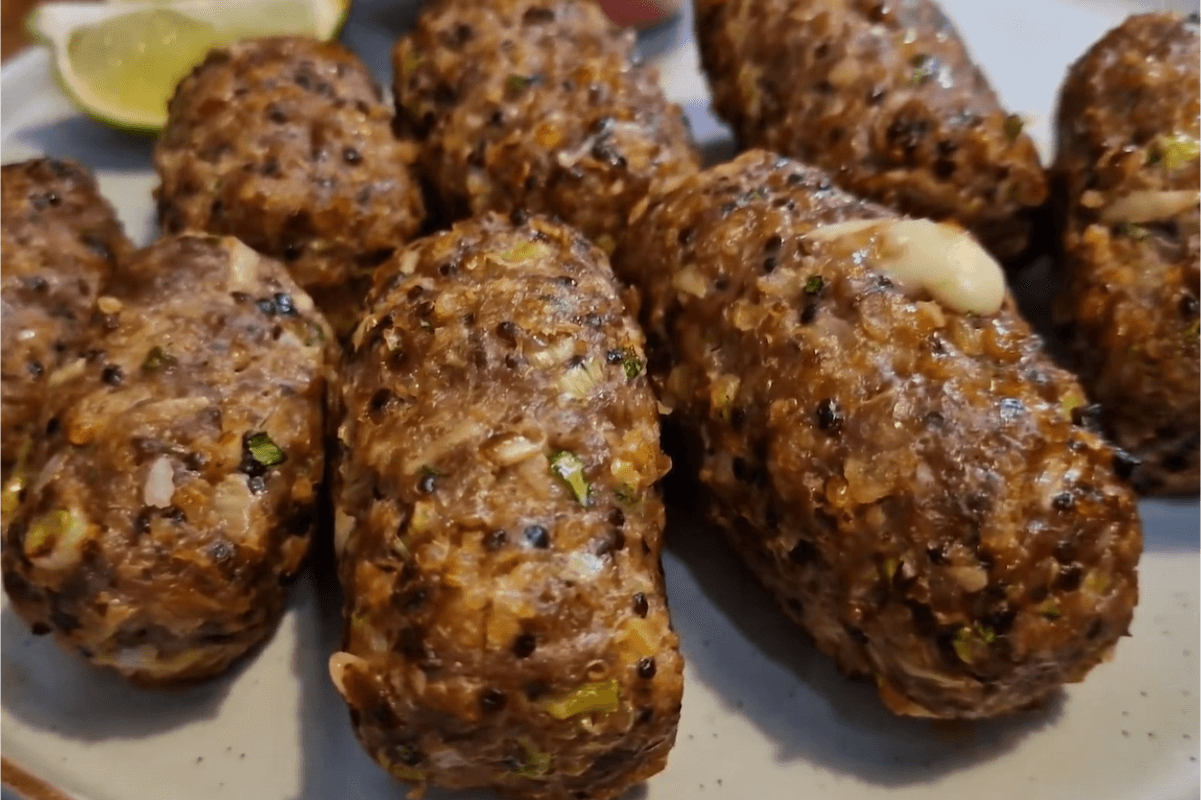 Quibe de quinoa na airfryer ou forno para um lanche saudável e prático nestas festas 113 quibe de quinoa