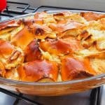 rabanada assada com pão francês