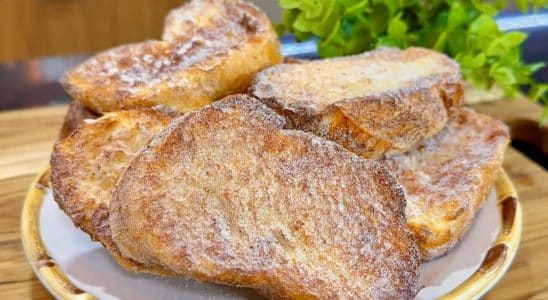 rabanada sem fritura