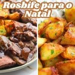 rosbife com batatas