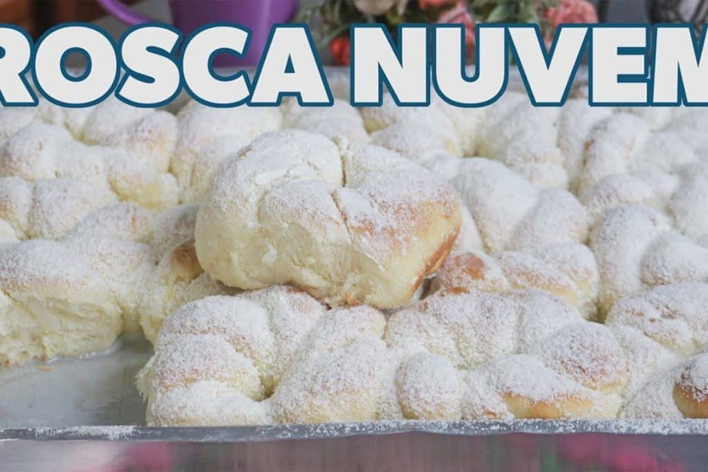 rosca nuvem de leite ninho