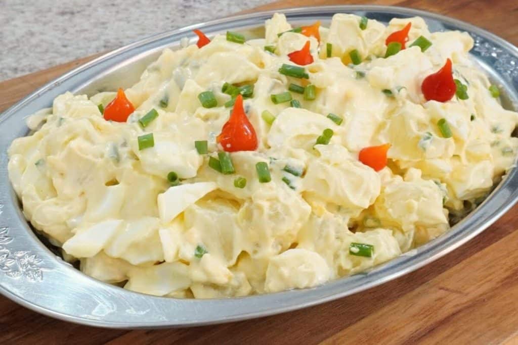 salada de batata cremosa
