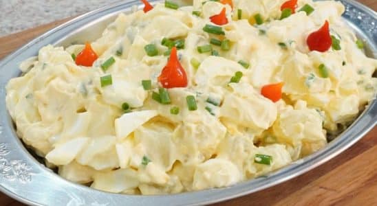 salada de batata cremosa