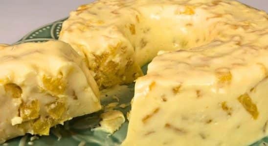 sobremesa de abacaxi