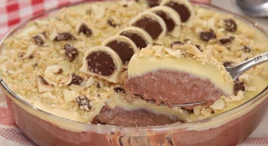 sobremesa de travessa