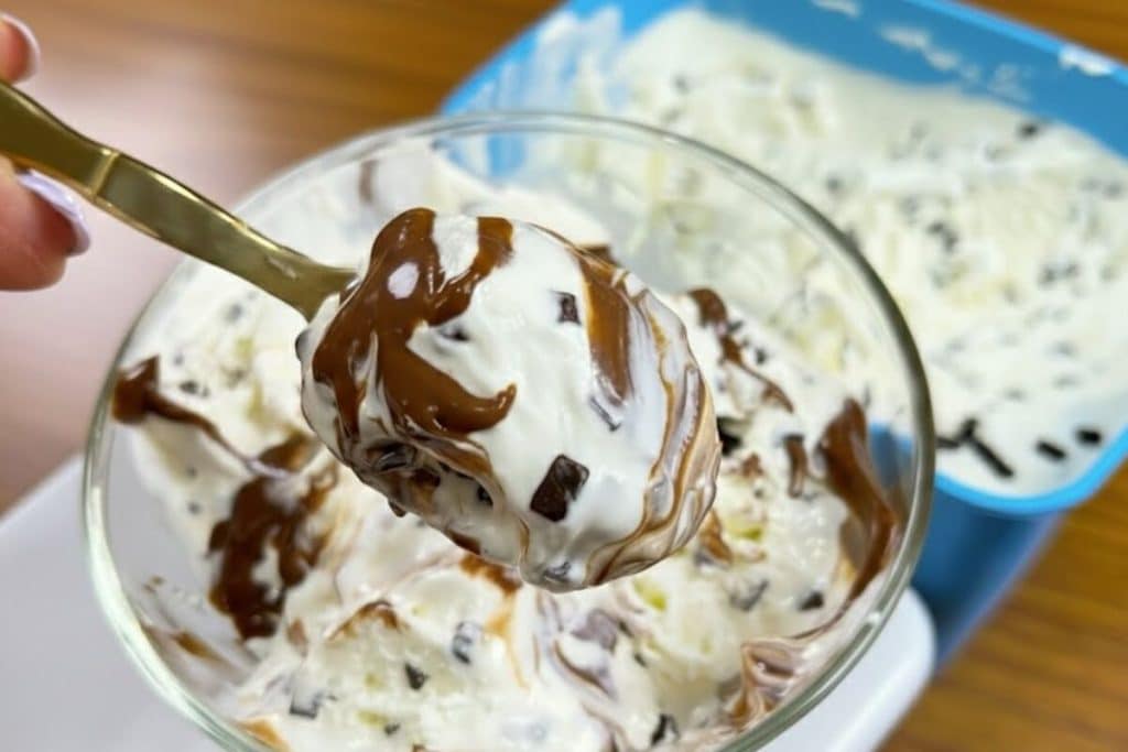 Sorvete caseiro feito com sobra de chantilly para uma sobremesa deliciosa no Ano Novo 48 sorvete caseiro